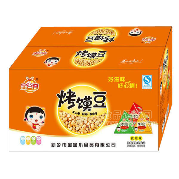 ·宝谷奇烤馍豆孜然味膨化食品 