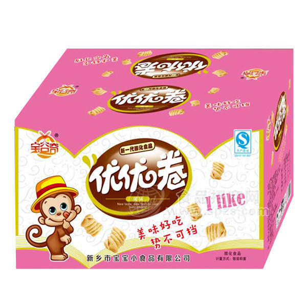 ·宝谷奇优优卷 膨化食品 