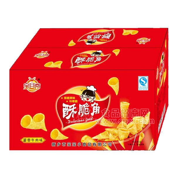 ·宝谷奇酥脆角酱香牛肉味休闲食品 