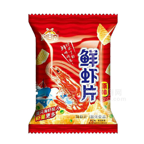 ·宝谷奇鲜虾片膨化食品 