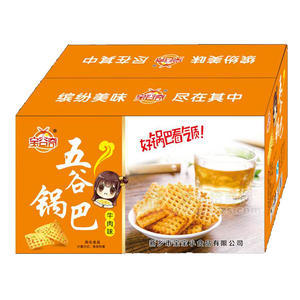 宝谷奇五谷锅巴牛肉味休闲食品
