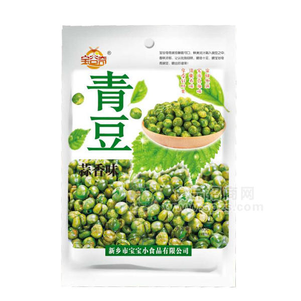 ·宝谷奇青豆蒜香味休闲食品 
