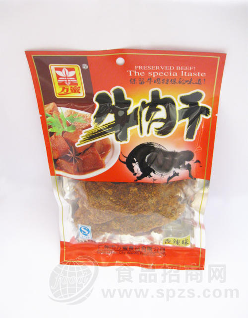 85克香辣牛肉干