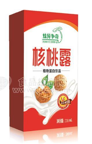 ·炫异争奇 核桃露植物蛋白饮料238ml 