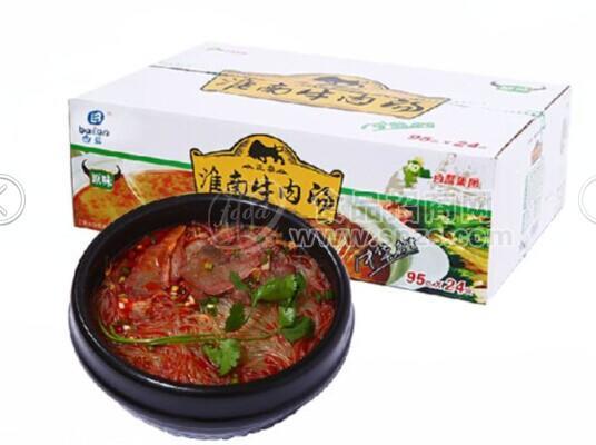方便食品白藍(lán)淮南牛肉湯