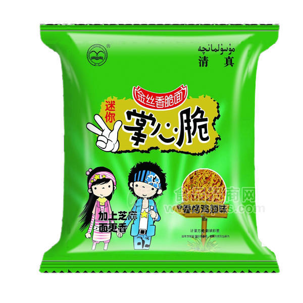 掌心脆金丝香脆面香烤鸡翅味