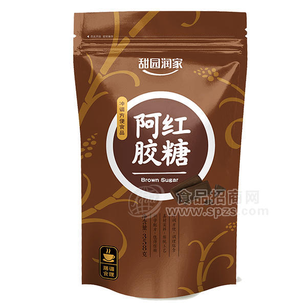 甜园润家 阿胶红糖 358g