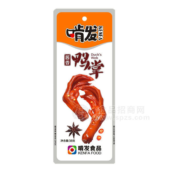 醬香-鴨掌38g 休閑食品