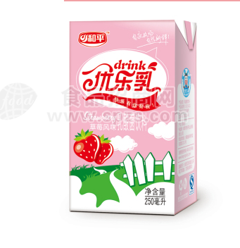 优乐乳  草莓口味