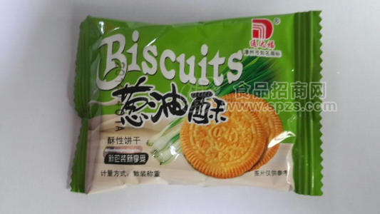 通达福 葱油酥饼干