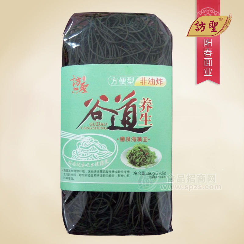 訪圣 谷道養(yǎng)生膳食海藻面180g