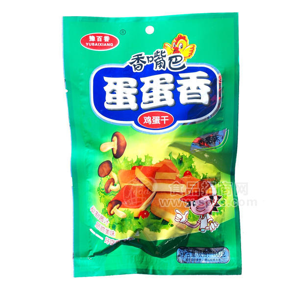 ·豫百香 蛋蛋香鸡蛋干香菇味100g 
