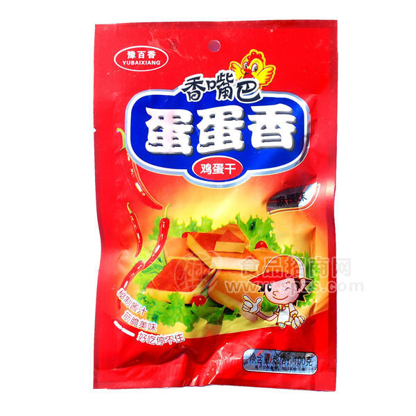 ·豫百香 蛋蛋香鸡蛋干麻辣味100g 