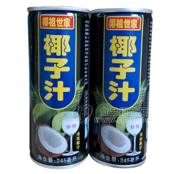 椰祖世家 椰子汁245ml