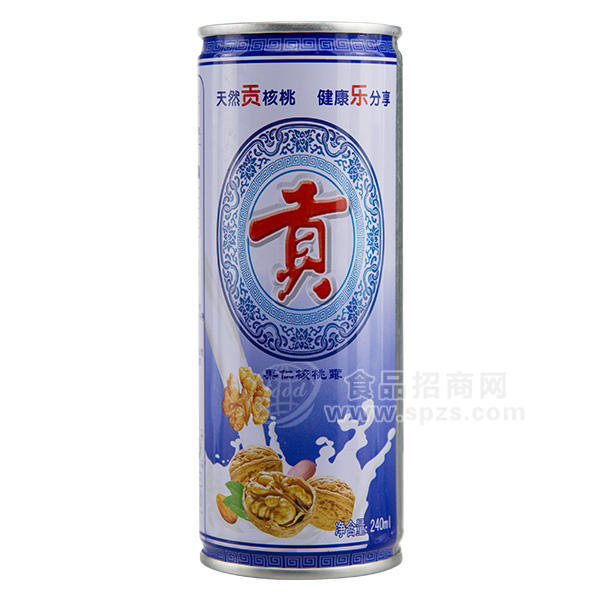 天然貢核桃 果仁核桃露 240ml