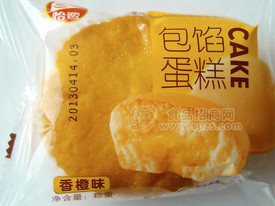 怡鹭包馅蛋糕香橙味  面包