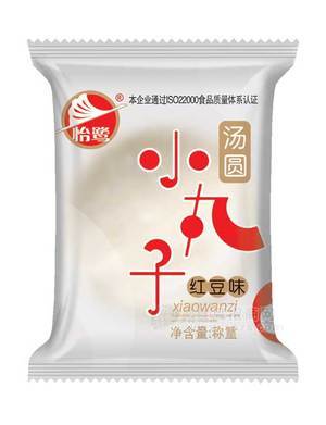 怡鹭红豆味小丸子汤圆