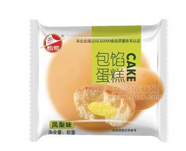 怡鷺鳳梨味包餡蛋糕
