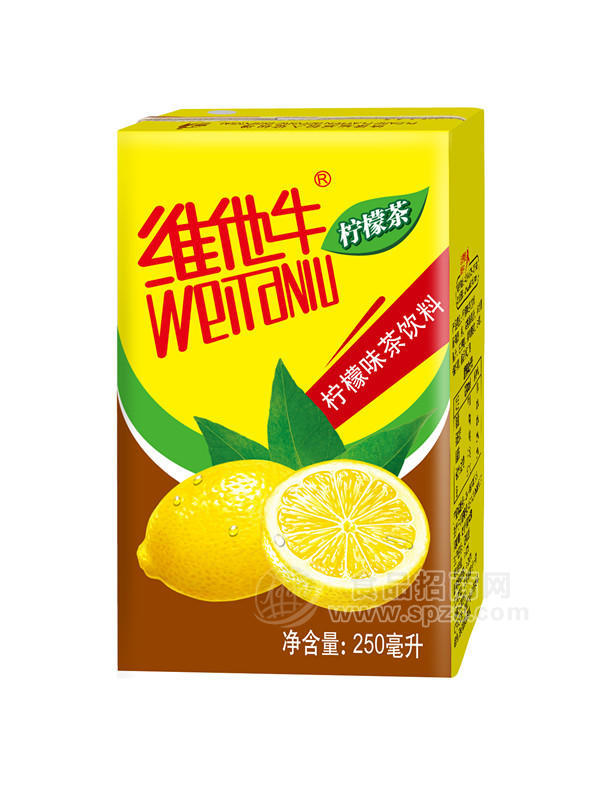 維他牛檸檬味茶飲料250ml