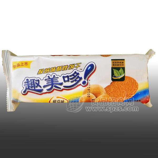 ·億俐 趣美哆 猴菇味酥性饼干 