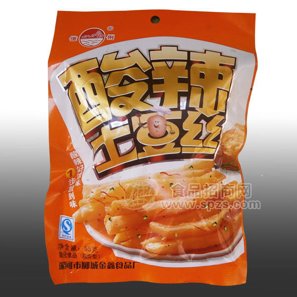 ·億俐 酸辣土豆丝 膨化食品 55g 