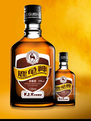 鹿龟神保健酒125ml