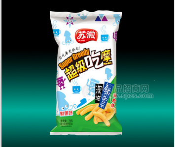 深海鱿鱼条鱿鱼味