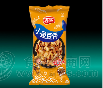 小鱼豆伴牛肉味
