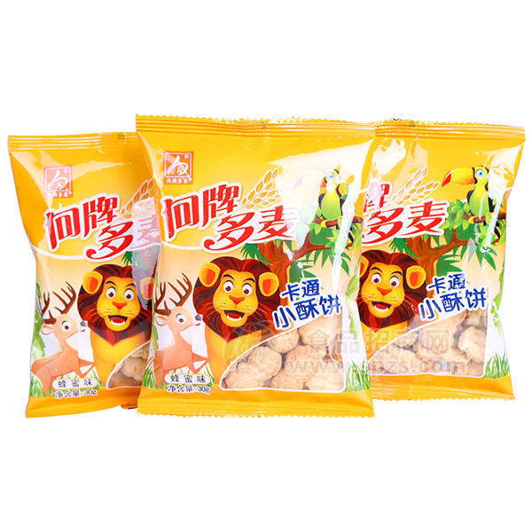 向牌多麦 卡通小酥饼蜂蜜味 30g