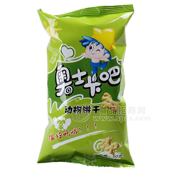 奥士卡吧 动物饼干 50g