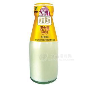 天太乳业 黄金牧场 活力宝 乳酸菌饮品 200ml