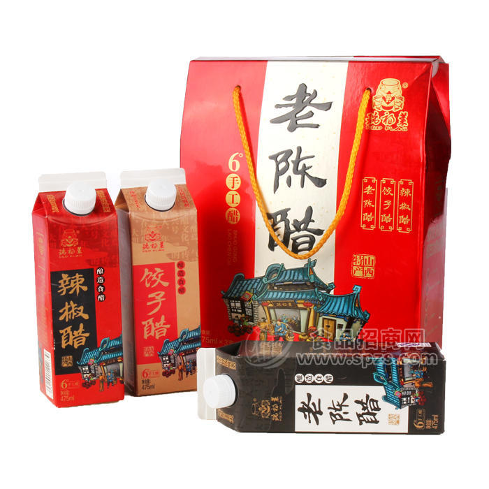 瑞福莱老陈醋475ml 手提袋装