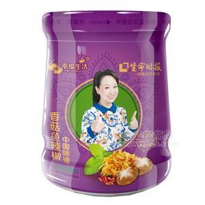 幸福生活 香菇鱼辣椒 香菇酱辣椒酱 调味品调味料 210g