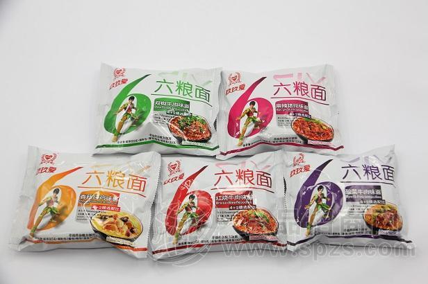 玖玖爱六粮面香菇炖鸡味面