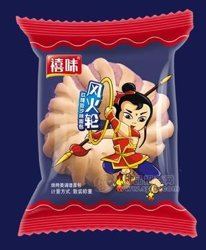 风火轮玫瑰豆沙味面包