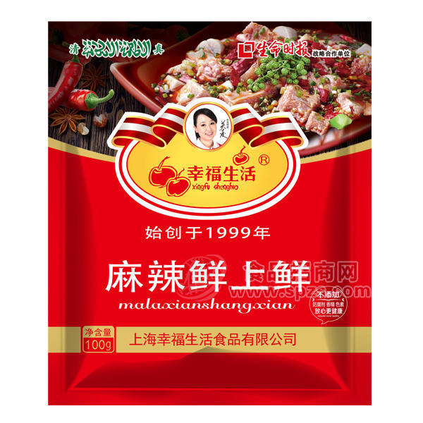 幸福生活 麻辣鮮上鮮 調(diào)味品100g