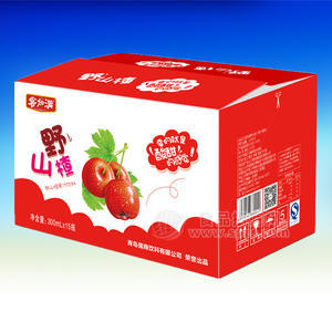 客加满 野山楂果汁饮料 300mlx15瓶