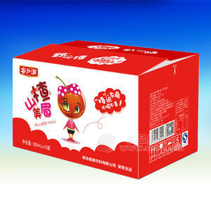 客加满 野山楂果汁饮料300mlx15瓶