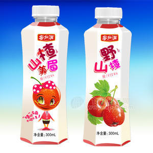 客加满 野山楂果汁饮料300ml