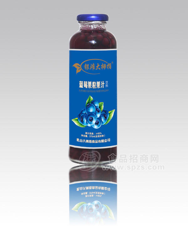 藍莓果粒果汁飲料370ml