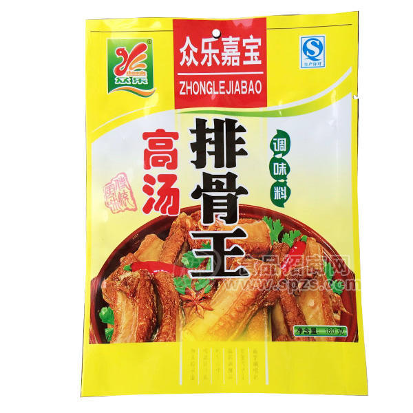 眾樂高湯排骨王調(diào)味料180g