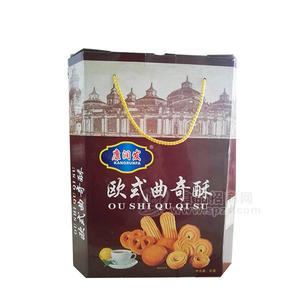 康润发欧式曲奇酥饼干礼袋装