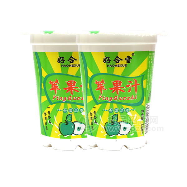 好合雪 蘋果汁 果汁飲料 350ml