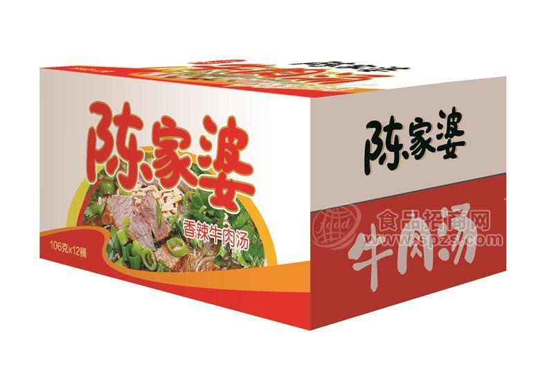 陳家婆 香辣牛肉湯108gx12桶