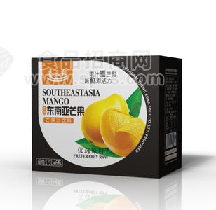 喜三利生榨东南亚芒果汁饮料 果汁含量40% 箱装