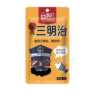 龍陽(yáng)漁夫 魚(yú)肉三明治 魚(yú)干魚(yú)絲 休閑食品 18g