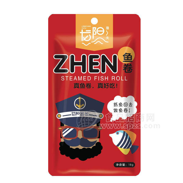 ·龙阳渔夫 鱼卷 鱼干鱼丝 休闲食品 18g 