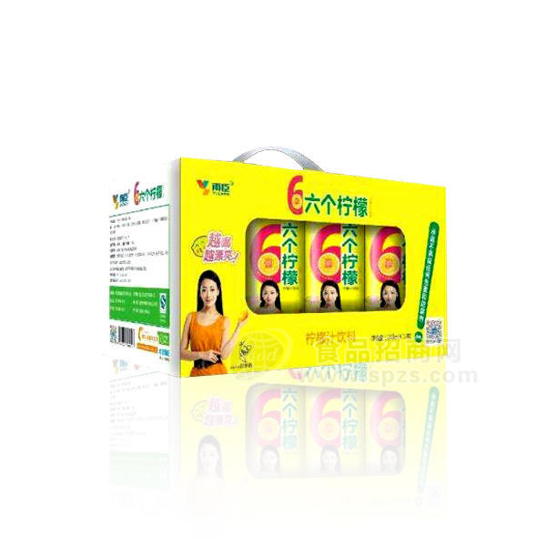 ·雨臣 六个柠檬 柠檬汁饮料 245ml 