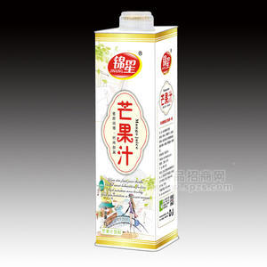 錦星 芒果汁飲料1L