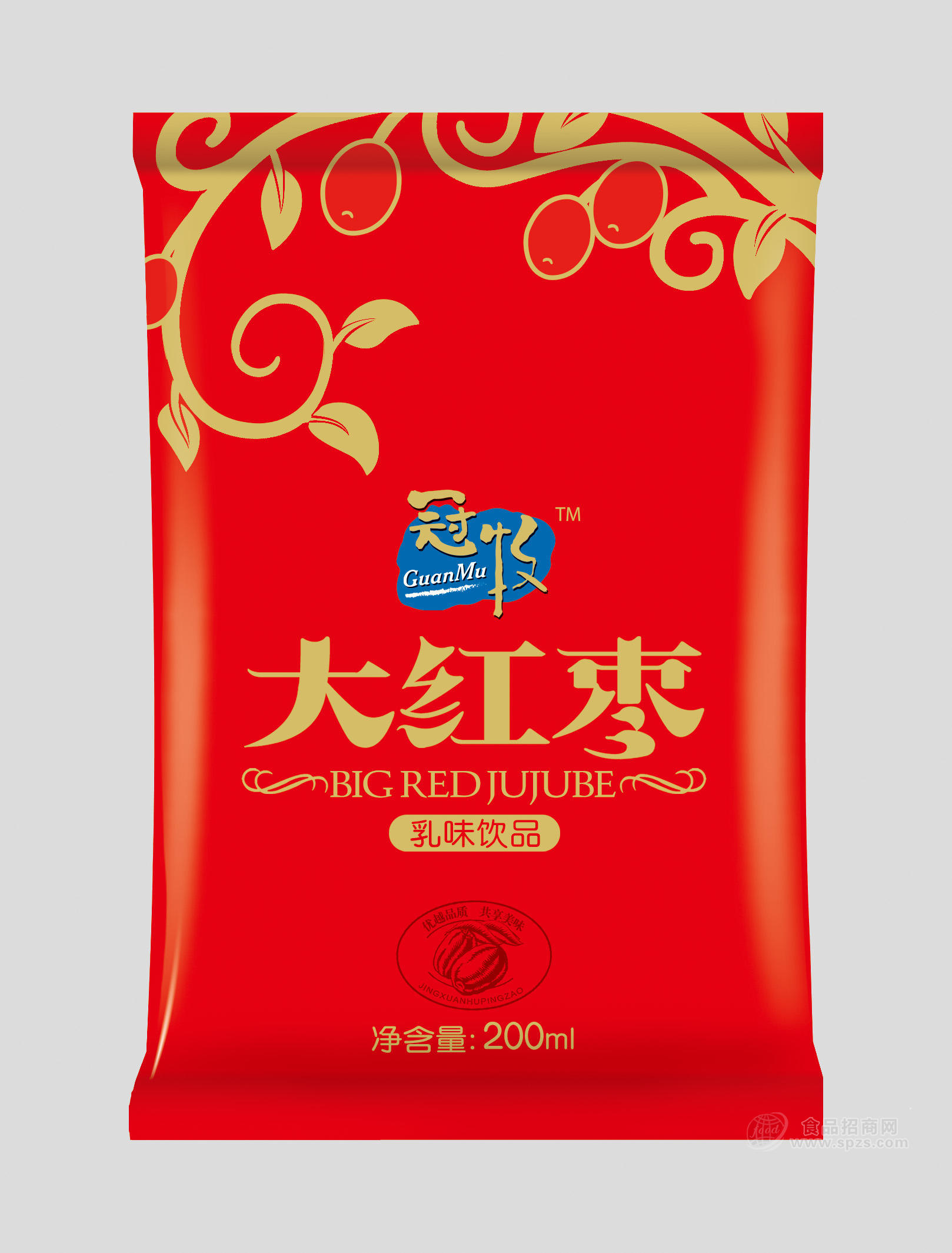 ·大红枣乳味饮品200ml 